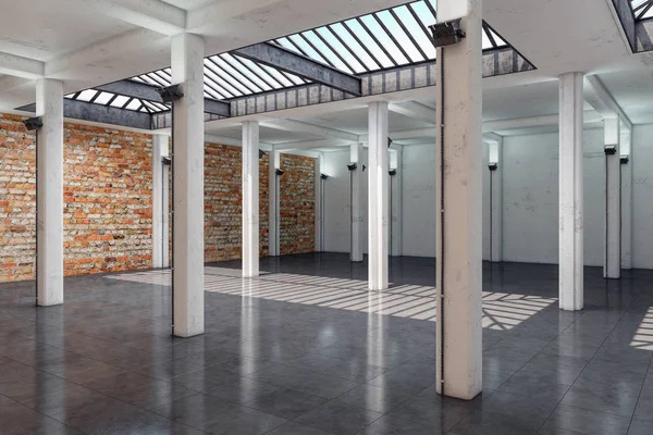 3D render - Töm kontorsbyggnad — Stockfoto