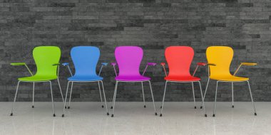 3D render - iş Salonu