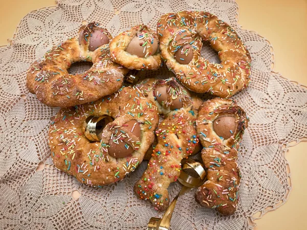 Scarcella, south italian pastry for Easter