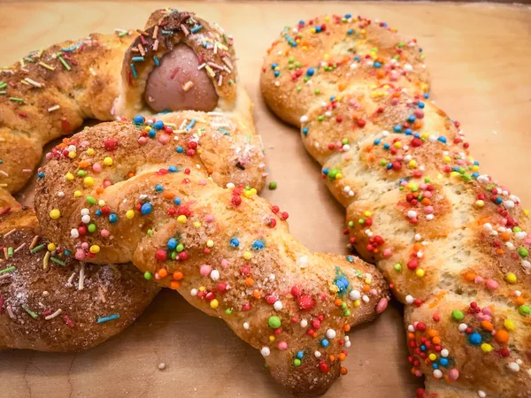 Scarcella, süditalienisches Gebäck für Ostern — Stockfoto