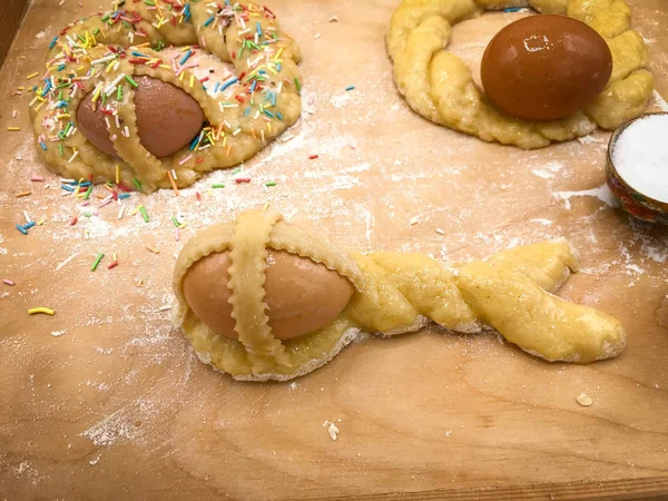 Scarcella, pasticceria sud per Pasqua — Foto Stock