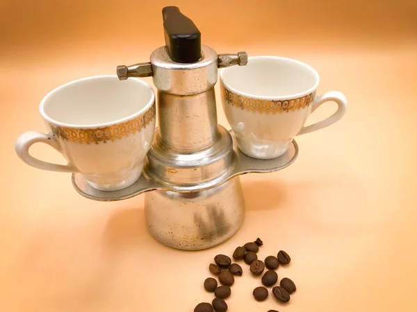 Vintage espresso machine — 스톡 사진
