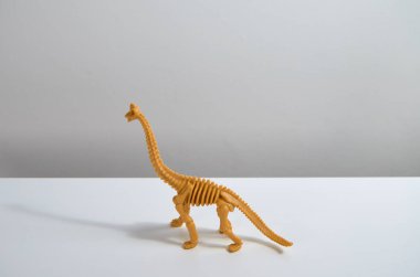 Beyaz arkaplanda dino oyuncağı