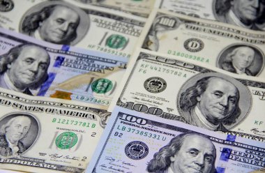 Amerikan doları yakın çekim görüntüsü