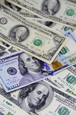 Amerikan doları yakın çekim görüntüsü
