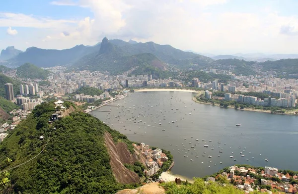 Widok Lotu Ptaka Rio Janeiro Brazylia — Zdjęcie stockowe