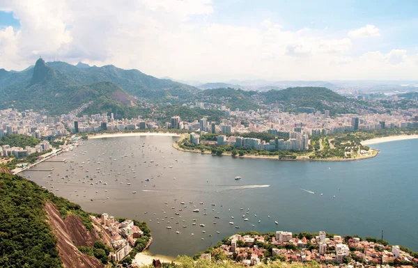 Letecký Pohled Rio Janeiro Brazílie — Stock fotografie