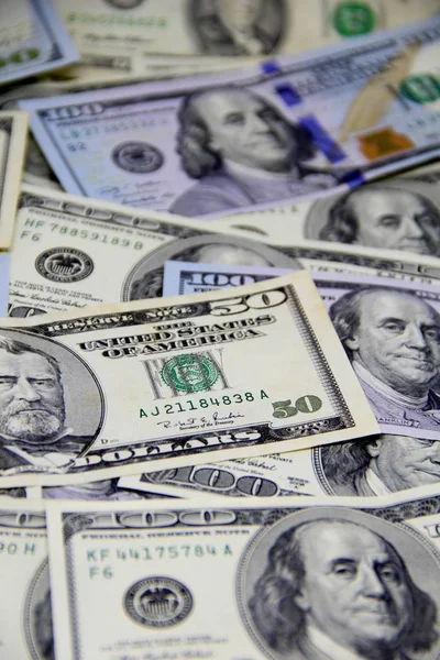 Amerikan doları yakın çekim görüntüsü