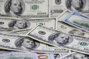 Amerikan doları yakın çekim görüntüsü