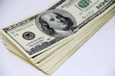 Amerikan doları yakın çekim görüntüsü