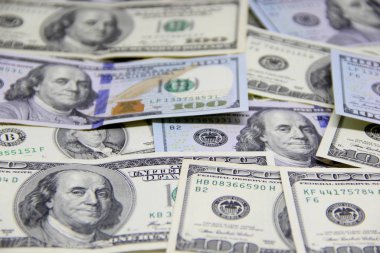 Amerikan doları yakın çekim görüntüsü