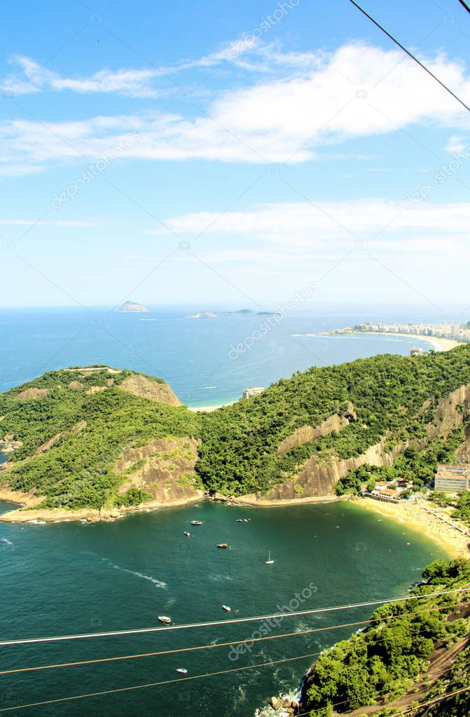 Aerial view of Rio de Janeiro, Brazil