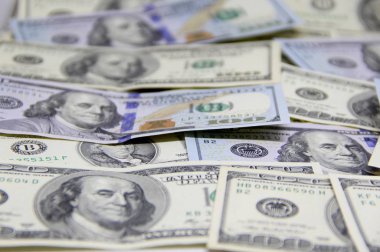 Amerikan doları yakın çekim görüntüsü