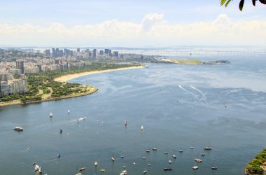 Rio de Janeiro, Brezilya 'nın hava manzarası