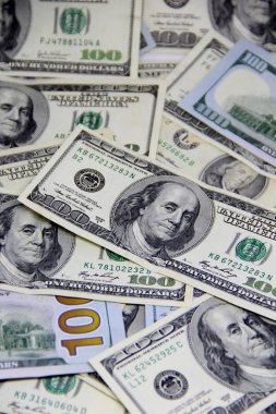Amerikan doları yakın çekim görüntüsü