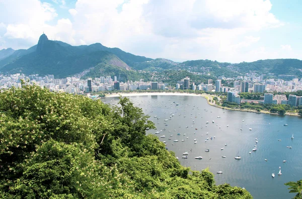 Letecký Pohled Rio Janeiro Brazílie — Stock fotografie