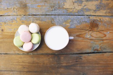 ahşap zemin macaroons