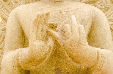 Tay Tapınak, Tayland eski Buda heykelinin eller