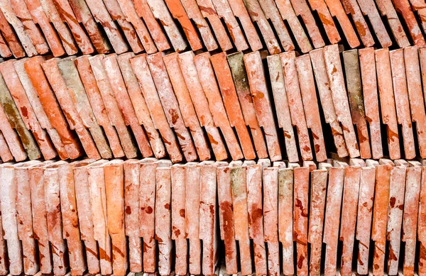 Old roof tiles background in Chinese temple — Stock Photo, Image