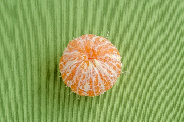 Fresh Orange Green Tablecloth Background — Stock Photo, Image