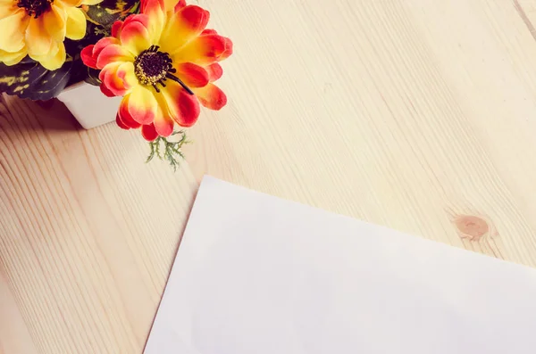 Office Desk Table Supplies View Copy Space — Stock Photo, Image