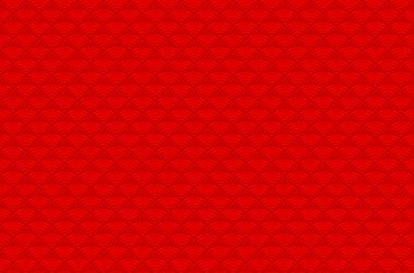 Kırmızı Çin Dikişsiz desen ejderha balık ölçekler basit seamless modeli doğa arka plan Japon dalga daire desenli vektör Korece