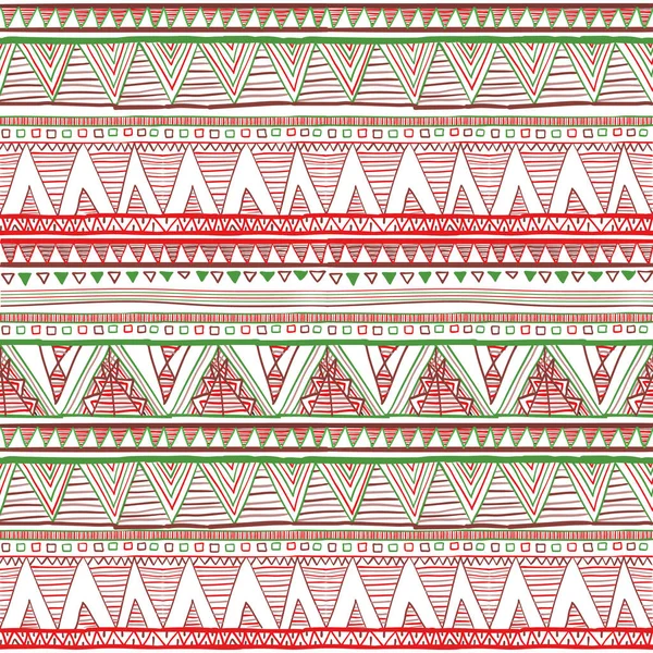 Patrón étnico boho sin costuras. Estampado de arte tribal, ornamento fronterizo. Textura de fondo, decoración Vector púrpura sin costura étnica — Archivo Imágenes Vectoriales