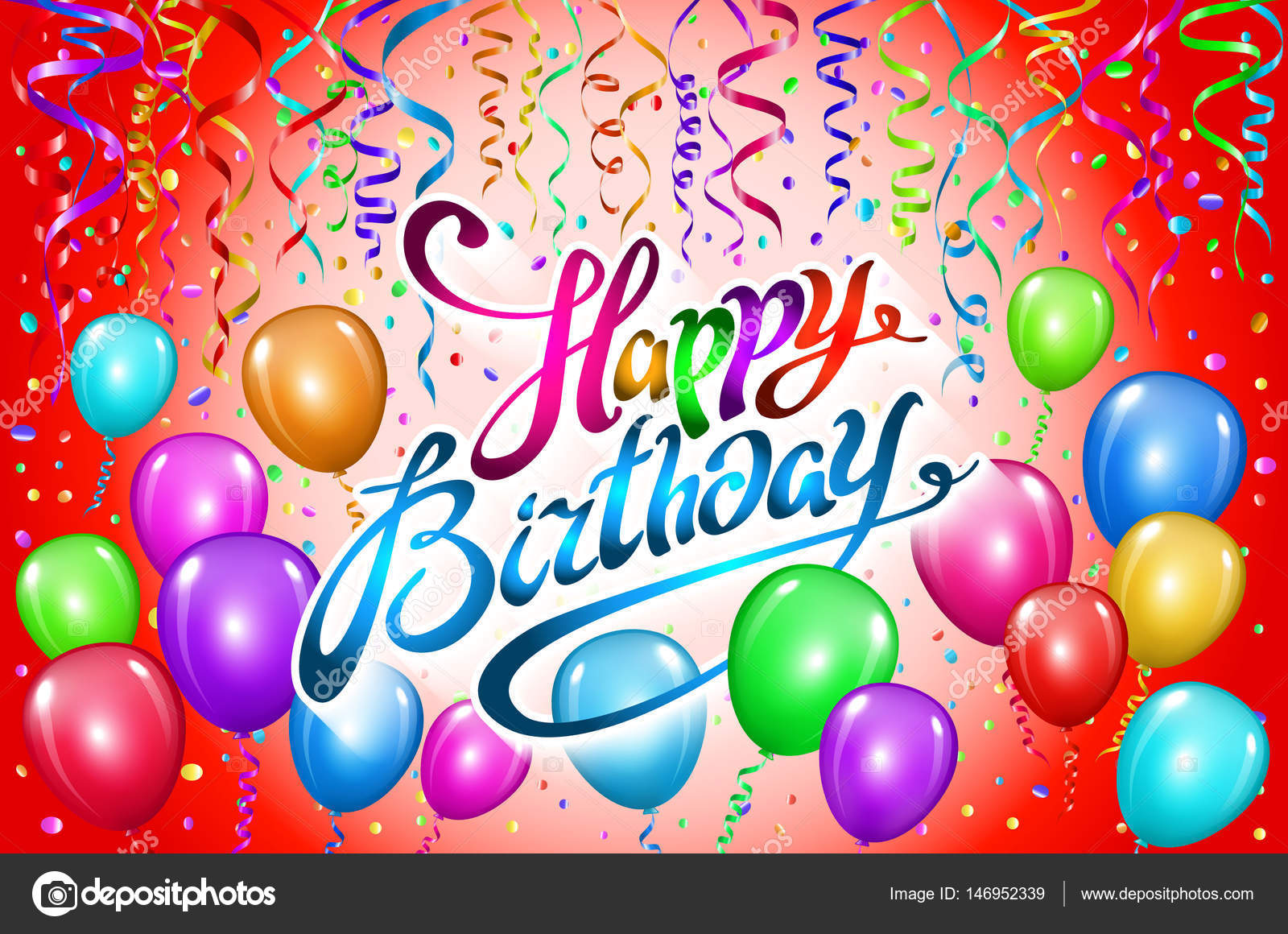 Happy Birthday typography vector design for greeting cards and poster ...