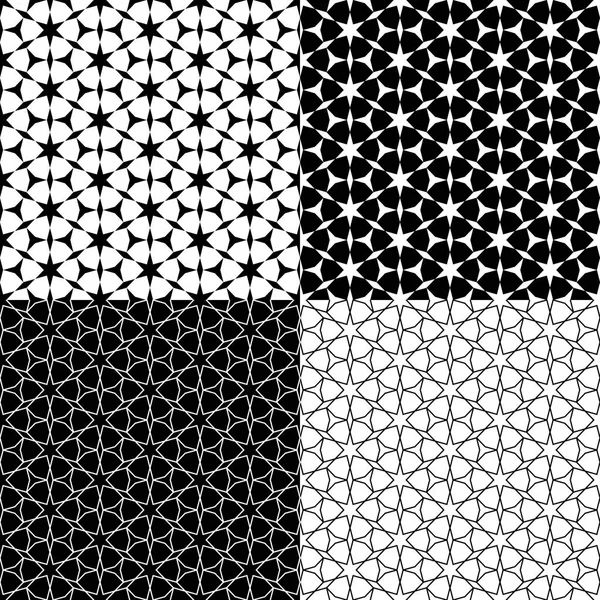 Vector conjunto árabe fondo con patrón sin costuras en estilo islámico — Archivo Imágenes Vectoriales