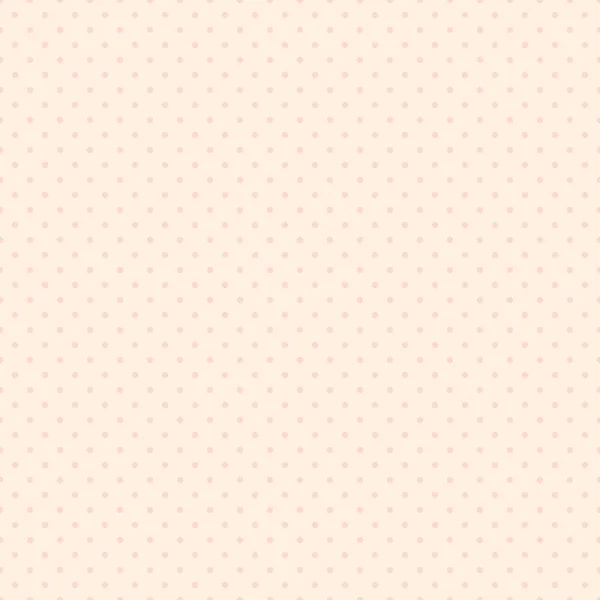 Polka dot naadloos patroon. Witte stippen op roze achtergrond. Goed voor het ontwerp van inpakpapier, trouwuitnodigingen en wenskaarten. — Stockvector