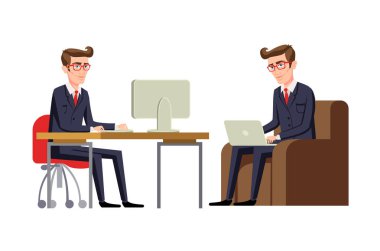 Vektör modern düz tasarımı yaratıcı konsept illüstrasyon bağlantısı ve Ekonomi ve endüstri tasarım grubunda.