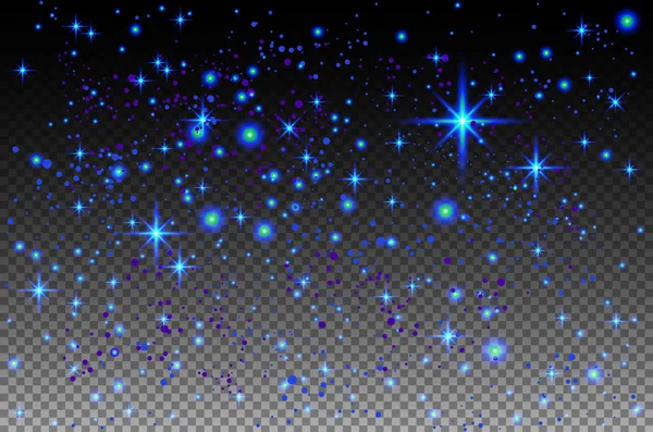 Fond abstrait est un espace avec nébuleuse étoiles. Vecteur — Image vectorielle