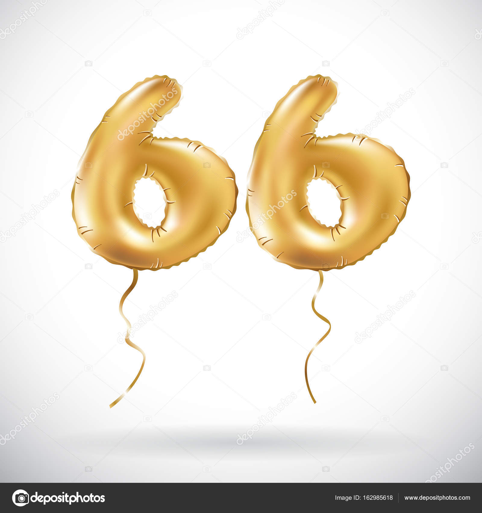 Dekorative Luftballon Geburtstags Deko Zum 66 Geburtstag