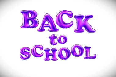 Beyaz zemin üzerine okula geri ifade. Yazı. Renk sanat. T-shirt tasarımı, afişi, web tasarım, yazdırma için el yazısı sembolü