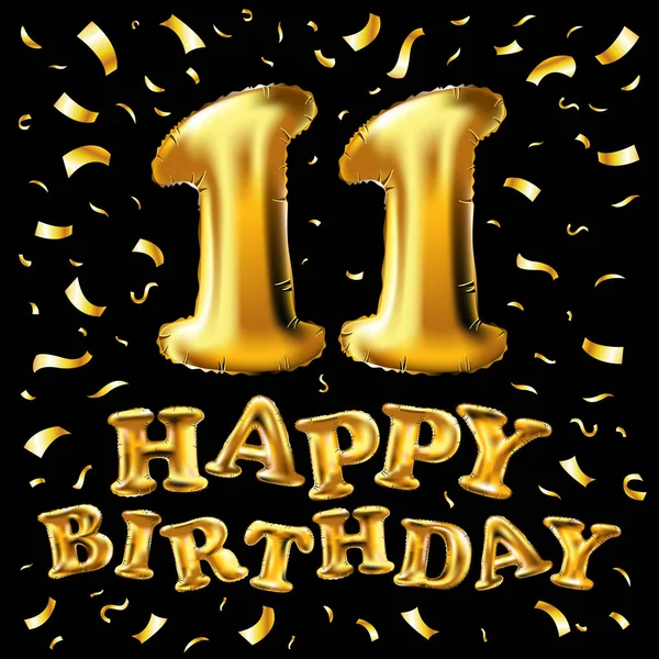 139 Happy 11th birthday Vector Images