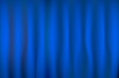 Tiyatro sahne mavi perde vektör arka plan sanat