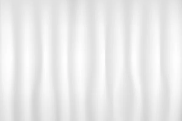 Vektor fehér függönyök elszigetelt fehér background — Stock Vector