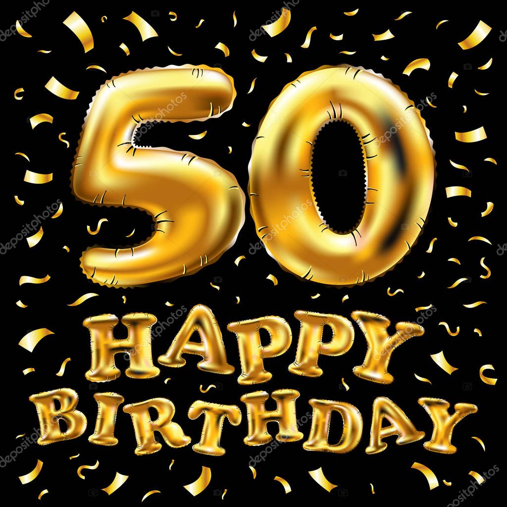 Imágenes: felices 50 años tarjetas | Vector de feliz ...