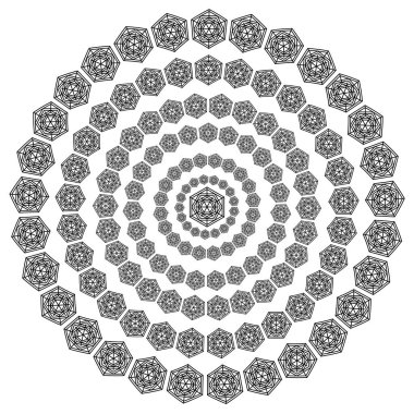 Beyaz arkaplandaki vektör kar taneleri. Güzel bir kış süsü. siyah çizgi fırçası