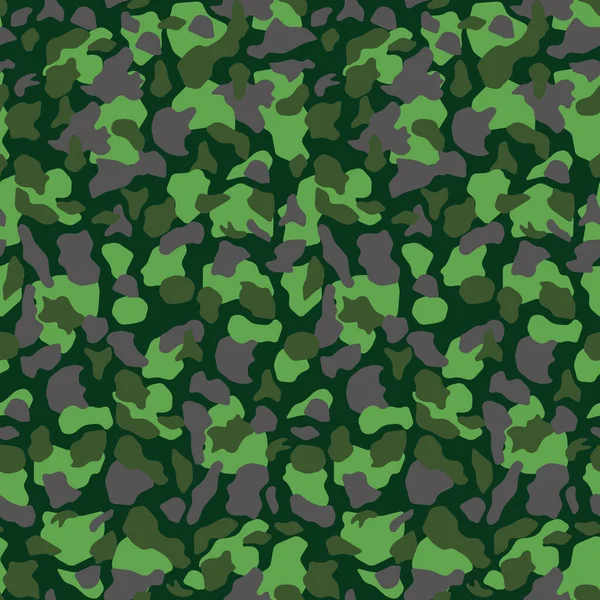 Haki Rengi Kamuflaj Desenleri Yeşil Gümüş Siyah Renklerde Puanlar Ordu — Stok Vektör