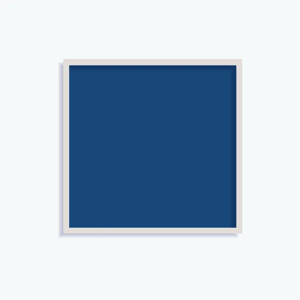 Frame with classic blue color — Stock Vector