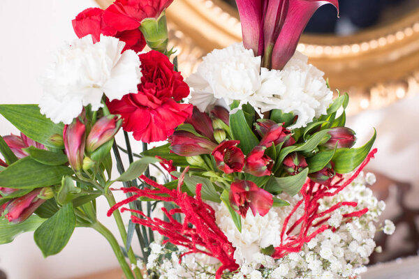  красивый букет крупным планом
