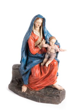 Meryem Ana ve bebek İsa heykelciği