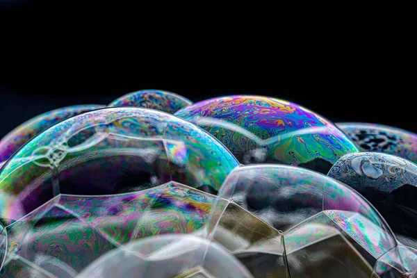 Абстрактный Фон Разноцветными Пузырями — стоковое фото