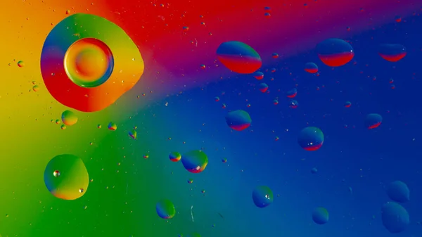 Abstrakcyjne Kolorowe Tło Kroplami Wody — Zdjęcie stockowe