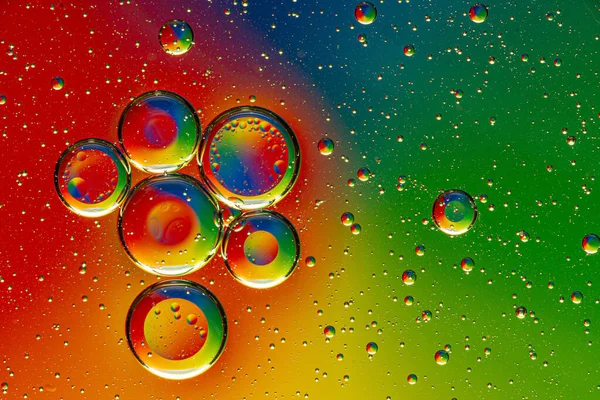 Fundo Colorido Abstrato Com Gotas Água — Fotografia de Stock