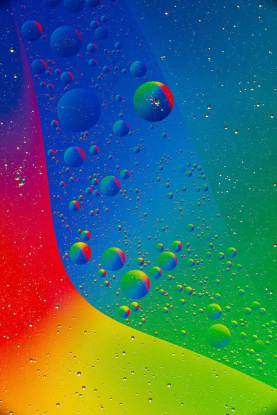 Fondo Colorido Abstracto Con Gotas Agua —  Fotos de Stock