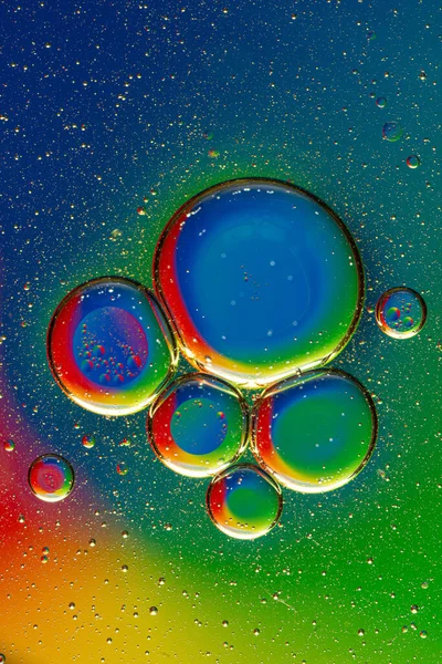 Абстрактний Фон Різнокольоровими Бульбашками — стокове фото