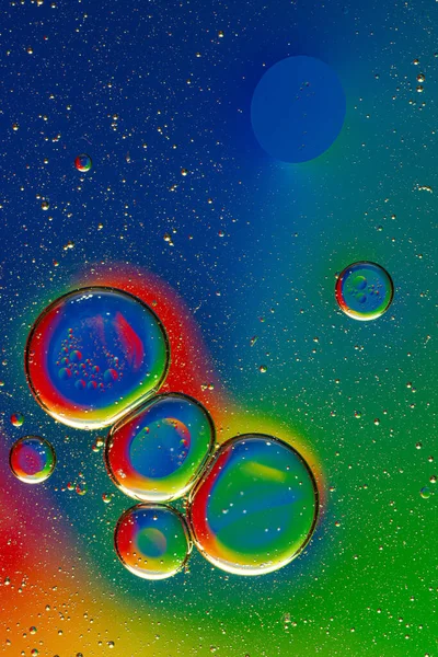 Abstrakt Färgglad Bakgrund Med Vattendroppar — Stockfoto