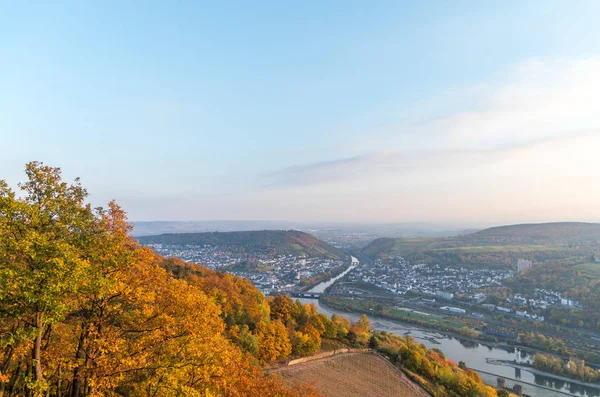 Vista Cidade Rdesheim Reihn Rio Rihne Alemanha — Fotografia de Stock